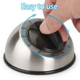 thumbnail image 3 of Gustave Stainless Steel Countdown Timer 60 Minute Mechanical Visual Timer Kitchen Cooking Timers with Loud Alarm for Home Office Study Baking, 3 of 8