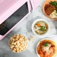 thumbnail image 4 of Nostalgia 0.7 cu ft Retro Microwave Oven, 700W Countertop Microwave Oven with 8 Auto Cook Programs, Pink, 4 of 8