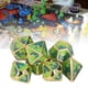 thumbnail image 5 of Juego De Dados De Metal, Hermosos Dados Poliédricos 7 Piezas Para Juegos De Rol ANGGREK Tipo 2, 5 of 8