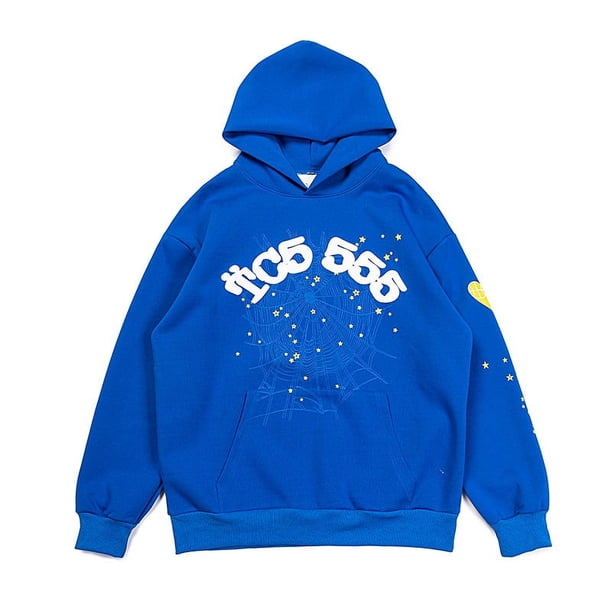 Sudadera con capucha rosa con la misma letra de espuma del cantante de hip-hop Sp5der Young Thug 555555sudadera 3810