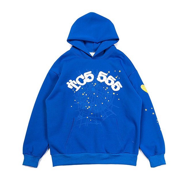 Sudadera con capucha rosa con la misma letra de espuma del cantante de hip-hop Sp5der Young Thug 555555sudadera 3810