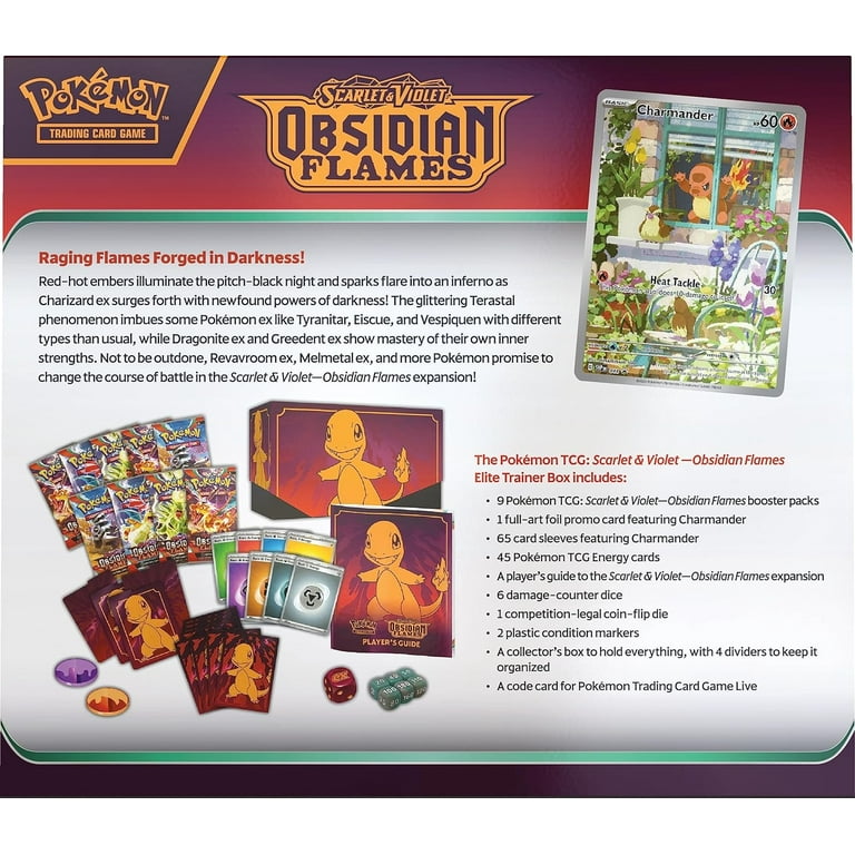 Amazon.com: Pokemon Scarlet & Violet 3 Obsidian Flames Elite