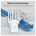 thumbnail image 4 of "Repetidor Wifi Ourlife U136 Amplificador De Señal 110-240v Blanco  ", 4 of 5