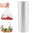thumbnail image 1 of Rollo de bolsa de plástico para productos vegetales, pan y comestibles, bolsa transparente de 14 X 20 pulgadas, 350 bolsas/rollo, 1 of 5