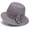 thumbnail image 2 of YEKEYI Women's Cotton Linen Bucket Hat Big Brim Hat Summer Sun Beach Cap Visor Sunhat, 2 of 6
