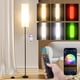 thumbnail image 1 of KUAEAY L&aacute;mpara de pie LED, Lampara de Piso para Sala RGB Moderna, Aplicaci&oacute;n y Control Remoto, Cambia al Ritmo de la M&uacute;sica, Iluminaci&oacute;n para Rec&aacute, 1 of 9