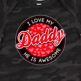 thumbnail image 4 of Inktastic I love my daddy Boys or Girls Baby Bodysuit, 4 of 5