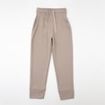 thumbnail image 6 of Maqroz Girls Joggers Elastic Waist Tapered Leg Summer Casual Lightweight Sweatpants with Pockets Back to School pants 3-15 Years, 6 of 7