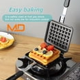 thumbnail image 2 of 1pc Mini Waffle Maker Machine,Double-headed Rectangular Waffle Baking Pan,Nonstick Waffle Pan for Pancakes, Waffles, Paninis, Breakfast, Lunch, Snack, Home Waffle Molds,, 2 of 11