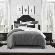 6ix Tailors  Halifax Granite California King Comforter & 2 Pillow Shams Set - 5 Piece