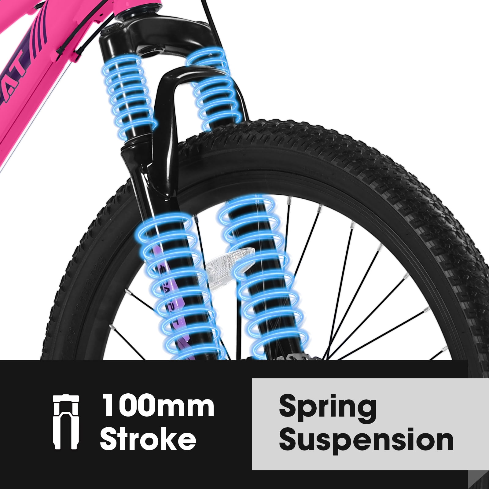 Mercury100 Powerful Dual Disc Brake Women's 26" Mountain Bike