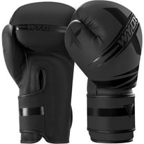 WYOX Sports Boxing Gloves, 12 oz, Black, for Men and Women, Training, MMA, Kickboxing, Muay Thai, Heavy Bag