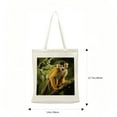 thumbnail image 4 of COMIO  Pig Themes Canvas Tote Bag Reusable Shoulder Shopping Grocery Bags, 4 of 8