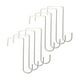 thumbnail image 1 of 8 ganchos para cercas, colgadores de plantas, multiusos, para postes de piscina, compactos y resistentes. blanco 20cm, 1 of 9