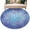 Blue, variant on Boho Flowers Round Area Rug 6Ft Washable Circle Rugs for Bathroom Office, Blue Floral Bohemian Vintage Country Non-Slip Carpet Floor Mats Indoor Outdoor Carpet Runner Aesthetic Home Decor