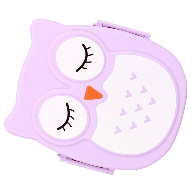 Container Box 16x15x7 Plastic Portable Cartoon Lunch Box Food Safe Microwave Storage Container
