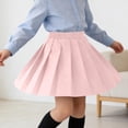thumbnail image 7 of IFNWSV Girls Summer Skirt Short Length Elastic Waist Pleated Pattern Cotton Blend Skirt 11-12 Years, 7 of 7
