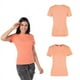 thumbnail image 2 of Playera Peso Completo para Dama, Color Coral, 100% Algodón, 2 of 3