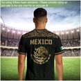 thumbnail image 5 of Zimjoy Men's Mexico Soccer Jersey 2026 World Soccer Game National Team Fan Crew Neck Short Sleeve Game Day Football Tee Army Green M, 5 of 5