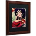thumbnail image 2 of Trademark Fine Art "Mermaid Pirate" Canvas Art by Natasha Wescoat, Black Matte, Wood Frame, 2 of 4