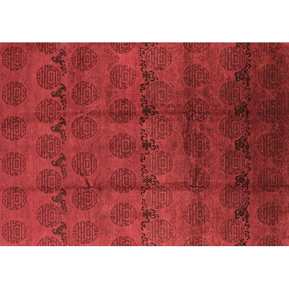 Ahgly Company Indoor Rectangle Oriental Brown Industrial Area Rugs, 2' x 3'
