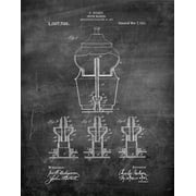 Original Coffee Machine Artwork Submitted In 1911 - Kitchen - Patent Art Print