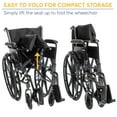 Drive Medical Cruiser III Light Weight Wheelchair with Flip Back