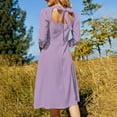 thumbnail image 5 of Lilac LAVENDER Dress Summer Dresses Woman Street Style Big Size Casual Dress, 5 of 9