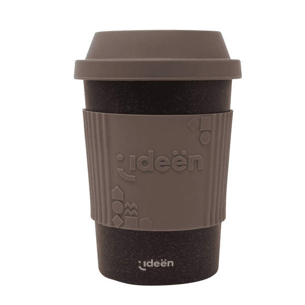 Termo Ecofriendly Ideen Café 300 ml Con Agarradera y Tapa de Silicona