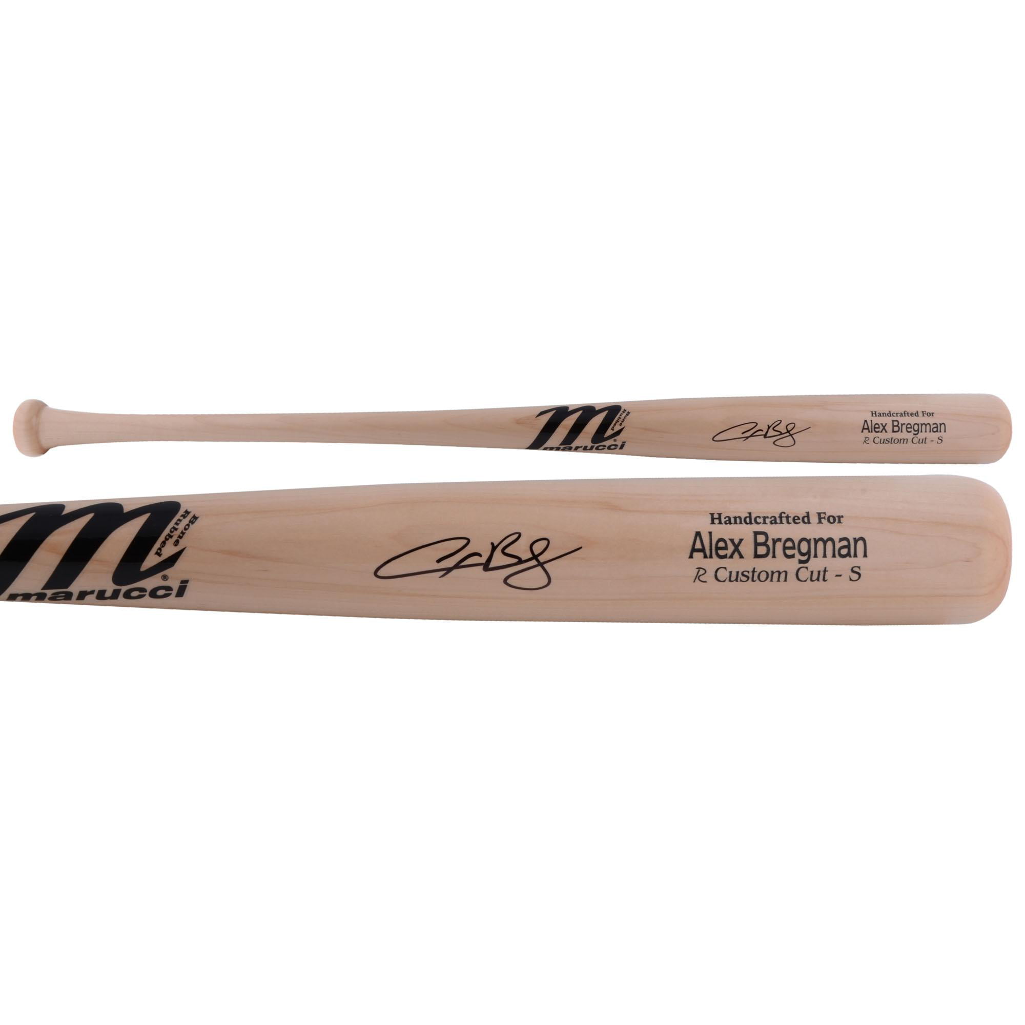 alex bregman autographed bat