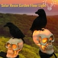 thumbnail image 7 of Decorations, Outdoor Solar Scary Skull Lights, Realistic Skeleton Crows Solar Walkway Lights, Waterproof Garden Lights for Yard Outside Pathways, 7 of 7