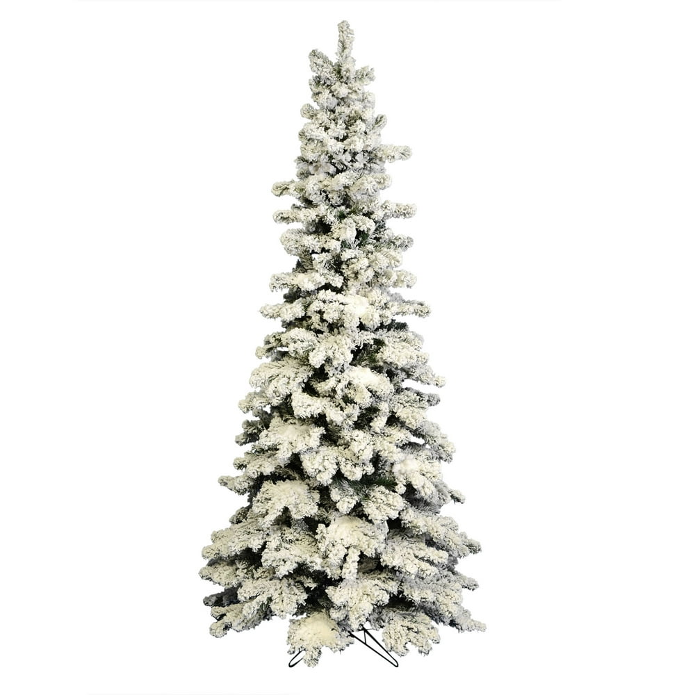 Vickerman 8' Flocked Kodiak Spruce Artificial Christmas Tree, Unlit