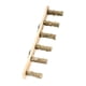 thumbnail image 3 of Puente de escalera de madera para pájaros, percha de escalera para loros, juguetes para masticar pájaros, madera, pájaro 6 secciones, 3 of 9
