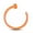 Orange, variant on 1Pc Nose Clip Cuff Nose Hoop Ring Nose Clip Nose Ring C Shape Body Jewelry HOT-Red