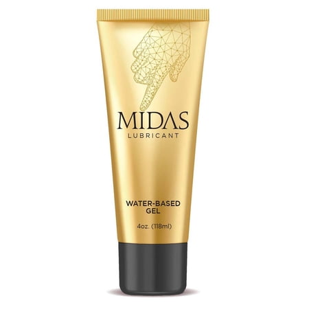 Little Genie Midas Water Based Gel Lubricant 4oz