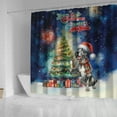thumbnail image 4 of Merry Christmas and Happy New Year Santa Great Dane Holiday Xmas Winter 2025 Shower Curtain Danes Dog Lover Gifts Waterproof Bathroom Bathtub Curtain - 00024, 4 of 5