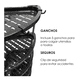 thumbnail image 4 of Estante Organizador Esquinero de Cocina Baño 5 Niveles Lab.G,  Negro, 4 of 5
