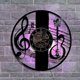 thumbnail image 4 of Music Vinyl Record Wall Clock - Minimalist Notes CD LED Light Wall Clock - Vinyl Clock - Living Room Wall Decor - Unique Gifts for Music Lover, 4 of 5