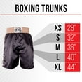 thumbnail image 3 of Cleto Reyes Satin Classic Boxing Trunks - XS (28") - Blue/White, 3 of 3
