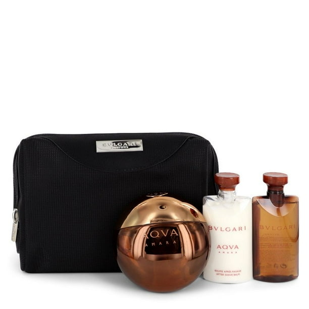 Bvlgari Aqua Amara by Bvlgari Men Gift Set 3.4 oz Eau De Toilette Spray 2.5 oz Walmart