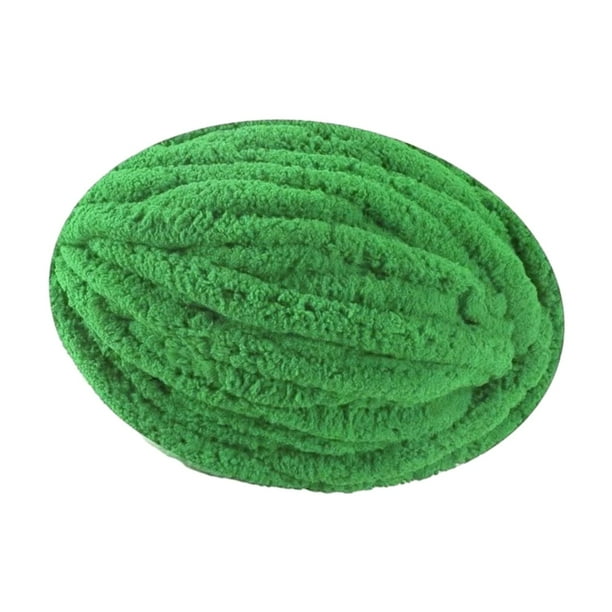 Hilo grueso y grueso, hilo de punto, hilo de poliéster de relleno suave para crochet, peso Verde