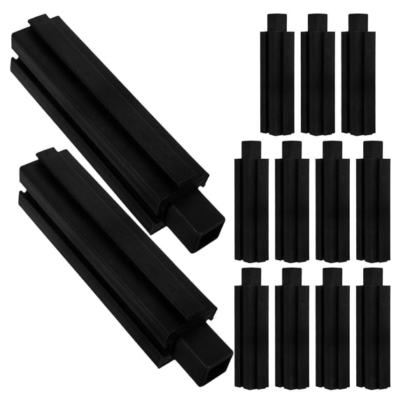 LOLIPPYY 12Pcs Raised Garden Bed Stand Legs Plastic Modular Interlocking Planter Box Supports