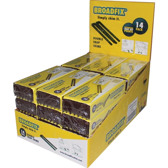 Shim Dbl Snap Plstc 14pk