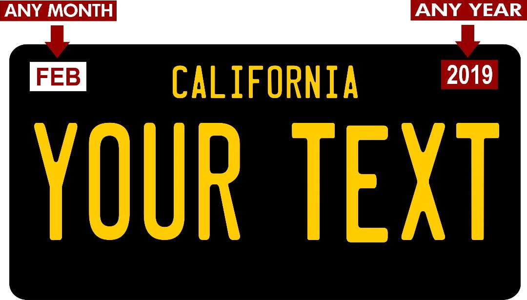 Personalized Custom Texas State License Plate Any Name Novelty Auto Car Tag 
