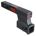 thumbnail image 2 of TOPTOW Trailer Receiver Hitch Extender Adapter 4" Drop/Riser, 8" and 10" Extension Length, 2" Shank, 7500lbs Towing Capacity, Matte Black…, 2 of 4