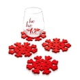 thumbnail image 1 of The Cellar  Christmas Ornament Coasters Set Of 4, Snowflake, Set of 4, 1 of 1