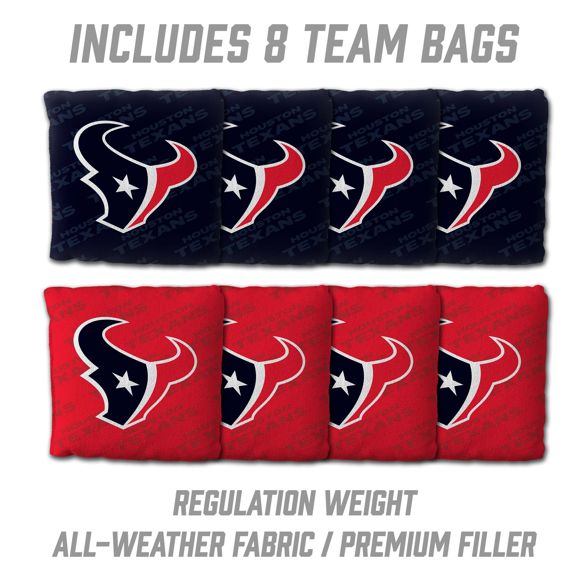 YouTheFan NFL Houston Texans 2x4 Slogan Series Cornhole