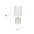 thumbnail image 4 of Simple Designs Fresh Prints Table Lamp Gold Squares, 4 of 4