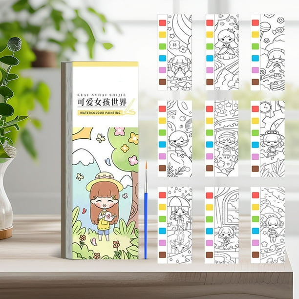 Oficina y papelería Libro para colorear para niños Libro para colorear con acuarela Libro para colorear con grafitis Libro para colorear para niños Libro de dibujo