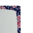 thumbnail image 3 of Ambesonne Aquarelle Floral Fitted Sheet, Art of Dreamy Rose, Twin Size, Dark Coral Blush Indigo, 3 of 5